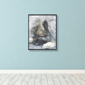 デジタル画像「At Peace With the World」 キャンバスプリント (インサイチュ (ウッドフロア))