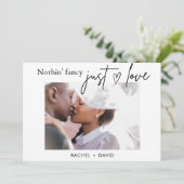 デジタル私たちが行方不明のカード 秘密の結婚式 ウェディングパーティー 招待状 (スタンド正面)