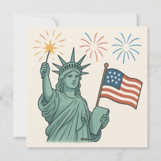 デジタル米国市民権祝いカード シーズンカード (裏面)