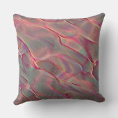 デジタル粒子の粗いロッキーサテン、桃または生きているサンゴ クッション (裏面)