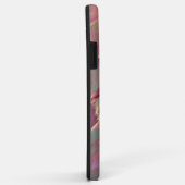 デジタル粒子の粗いロッキーサテン、桃または生きているサンゴ Case-Mate iPhoneケース (裏面/右)