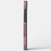 デジタル粒子の粗いロッキーサテン、桃または生きているサンゴ Case-Mate iPhoneケース (裏面 / 左)