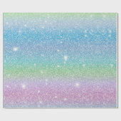 デジタル紙グリッターUnicornテクスチャパターン ラッピングペーパー (フラット)