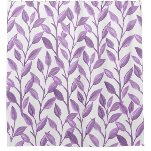 デジタル紙葉の背景 シャワーカーテン (正面)