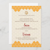 デジタル結婚ヒンズー教のカード結婚インディアンのカード 招待状 (正面/裏面)