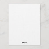 デジタル結婚式ドレスコードカード 招待状 (裏面)