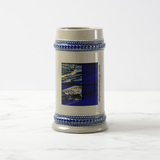 デジタル絵画ドットコムステイン ビールジョッキ (中央)