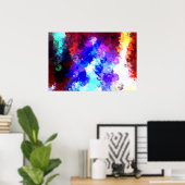 デジタル絵画抽象芸術プリントポスター ポスター (ホームオフィス)