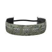 デジタル緑のカムフラージュのアクエリアスの(占星術の)十二宮図の記号 アスレチックヘッドバンド (正面)