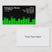 デジタル緑の平衡装置LEDs 名刺 (正面/裏面)