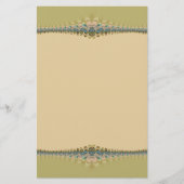 デジタル繊細なレース文房具 便箋 (正面)