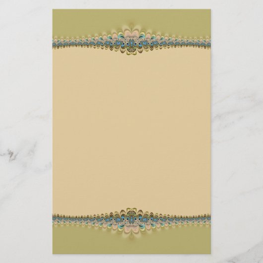 デジタル繊細なレース文房具 便箋 (正面)