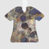 デジタル背景フローラ/花柄 オーナメント (正面)