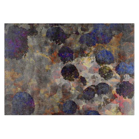 デジタル背景フローラ/花柄 カッティングボード (正面)