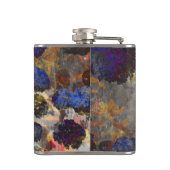 デジタル背景フローラ/花柄 フラスク (裏面)