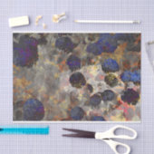 デジタル背景フローラ/花柄 薄葉紙 (クラフト)