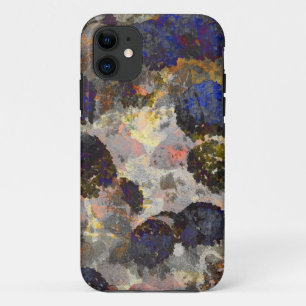 デジタル背景フローラ/花柄 iPhone 11 ケース