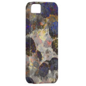 デジタル背景フローラ/花柄 Case-Mate iPhoneケース (裏面/右)