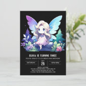 デジタル自然の妖精の誕生日 招待状 (スタンド正面)