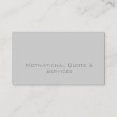 デジタル花のミニマルで幾何学的なモダン 名刺 (裏面)