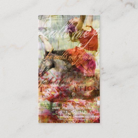 デジタル芸術のカスタマイズ可能な名刺 名刺 (正面)