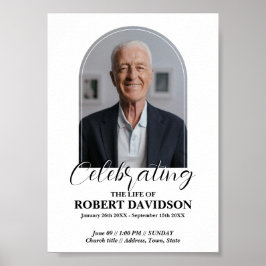 デジタル葬儀のお知らせインスタントダウンロード ポスター