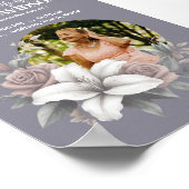 デジタル葬儀アナウンスインスタントダウンロードポスト ポスター (角)