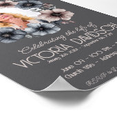 デジタル葬儀アナウンスインスタントダウンロード ポスター (角)