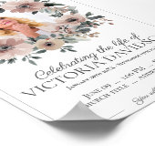 デジタル葬儀アナウンスインスタントダウンロード ポスター (角)