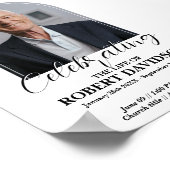 デジタル葬儀アナウンスインスタントダウンロード ポスター (角)