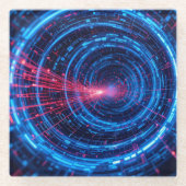 デジタル要塞：安全なストリーム ガラスコースター (正面)