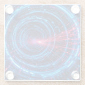 デジタル要塞：安全なストリーム ガラスコースター (裏面)