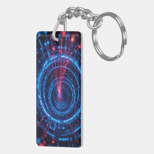 デジタル要塞：安全なストリーム キーホルダー (裏面右)