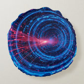 デジタル要塞：安全なストリーム ラウンドクッション (裏面)