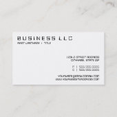 デジタル読み出し 名刺 (裏面)