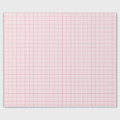 デジタル赤グリッド ラッピングペーパー (フラット)