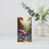 デジタル超現実的アーティストQRコード 名刺 (スタンド正面)