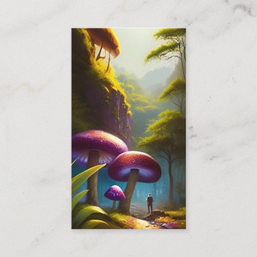 デジタル超現実的アーティストQRコード 名刺 (正面)