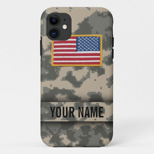 デジタル軍隊のスタイルのカムフラージュのiPhoneの場合 Case-Mate iPhoneケース (裏面)