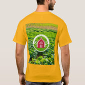 デジタル農業コインクラシックのロゴ – スタイリッシュDes Tシャツ (裏面)