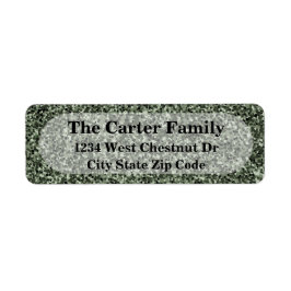 デジタル迷彩柄オフィスのアドレス返信ラベル ラベル