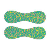 デジタル迷彩柄グリーンイエローピンクパターン 野球ボール (パネル)