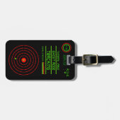 デジタル追跡セキュリティシステム偽の監視 ラゲッジタグ (正面横)