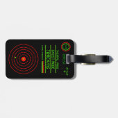 デジタル追跡セキュリティシステム偽の監視 ラゲッジタグ (裏面横)