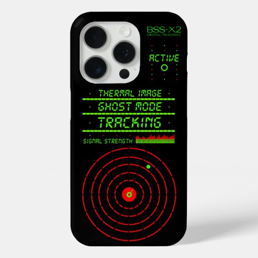 デジタル追跡偽セキュリティシステム監視 Case-Mate iPhoneケース (裏面)