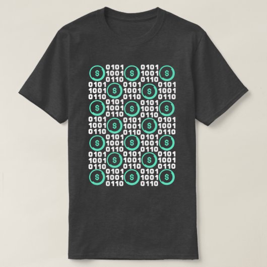 デジタル通貨 Tシャツ (デザイン正面)