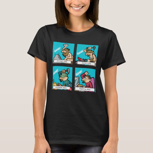 デジタル進化 2 Tシャツ (正面)