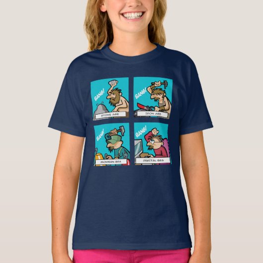 デジタル進化 2 Tシャツ (正面)
