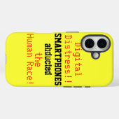 デジタル遭難ユーモアのある引用文 Case-Mate iPhoneケース (裏面 (横))