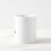 デジタル金ゴールド コーヒーマグカップ (中央)